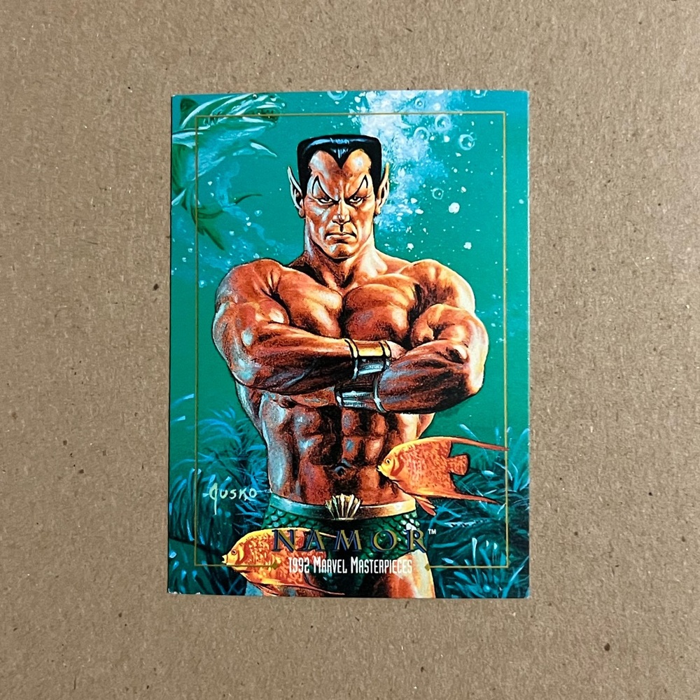 1992 SkyBox Marvel Masterpieces Namor #57 Trading Card